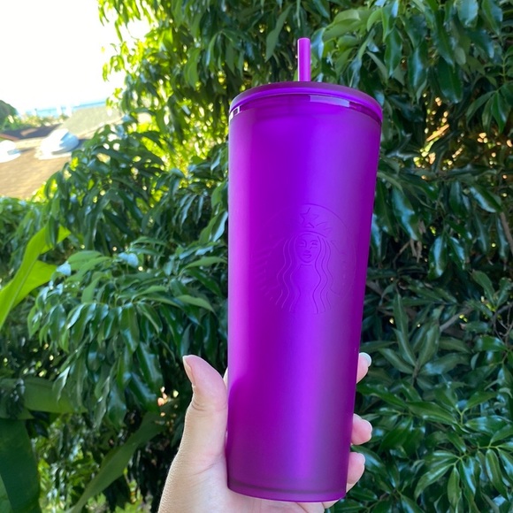 Starbucks Accessories - NWT 2022 Starbucks Purple Soft Touch Venti 24oz Tumbler